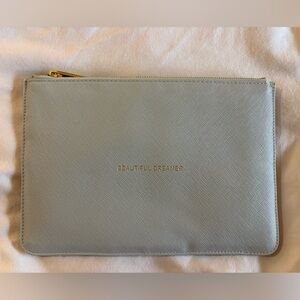 NEW Katie Loxton Blue “Beautiful Dreamer” Perfect Pouch Sky Blue